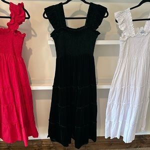 HH Green Velvet Nap Dress